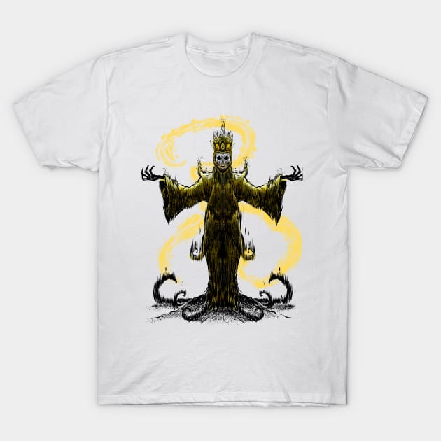 The Cosmic Tyrant: Hastur The King in Yellow Design T-Shirt by Holymayo Tee